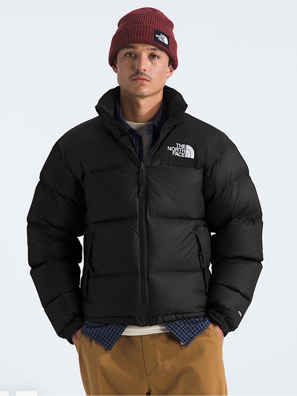 North Face Men’s 1996 Retro Nuptse Jacket Puffer Coat Jacket in Black Size Large